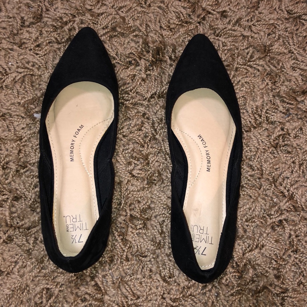 black shoes